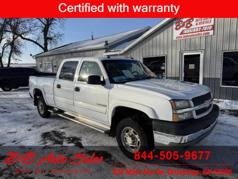 2004 Chevrolet Silverado 2500HD for sale at B & B Auto Sales in Brookings SD