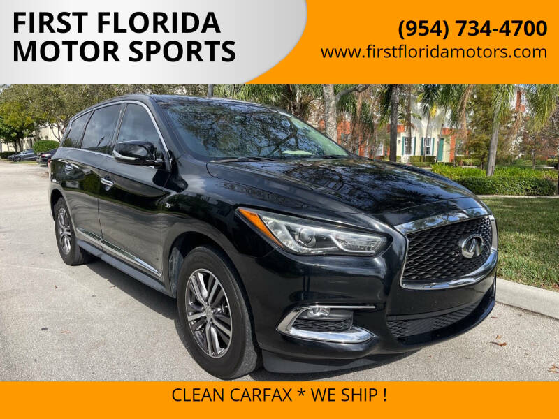 2019 Infiniti QX60 for sale at FIRST FLORIDA MOTOR SPORTS in Pompano Beach FL