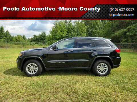 2019 Jeep Grand Cherokee for sale at Poole Automotive -Moore County in Aberdeen NC