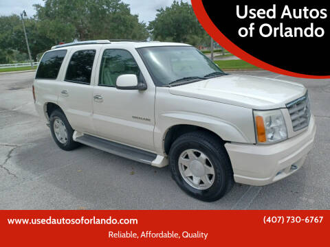 2003 Cadillac Escalade EXT for sale at Used Autos of Orlando in Orlando FL