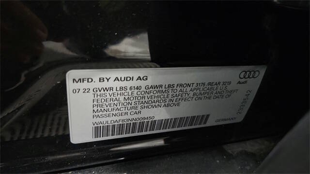 2022 Audi A8 L quattro 55 TFSI