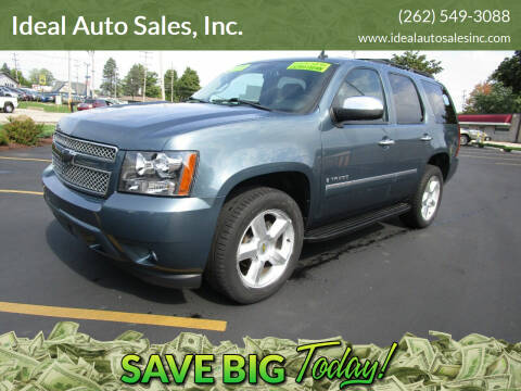 2009 Chevrolet Tahoe for sale at Ideal Auto Sales, Inc. in Waukesha WI