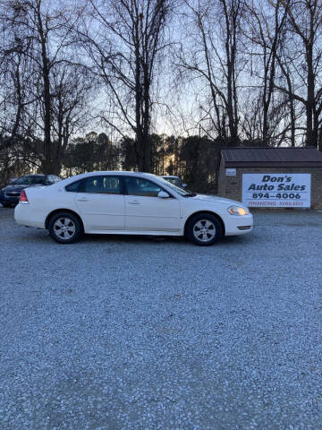 2009 Chevrolet Impala for sale at Don's Auto Sales in Benson NC