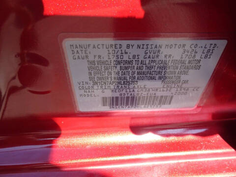 2017 Nissan Versa 1.6 S