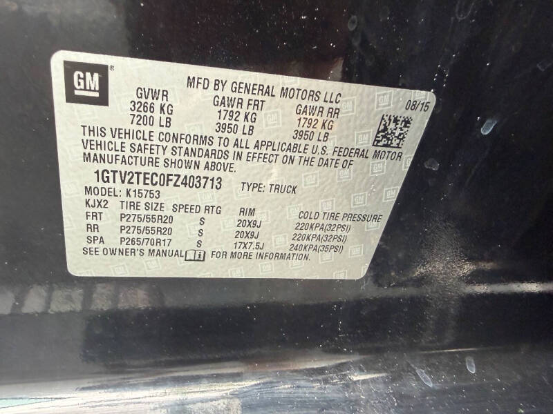 2015 GMC Sierra 1500