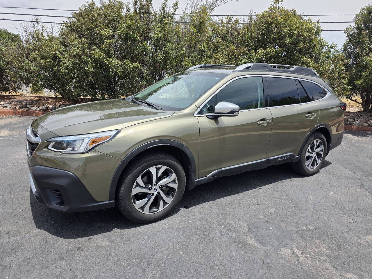 Green 2020 Subaru Outback Touring AWD Touring 4dr Crossover 1