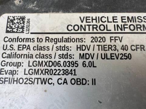 2020 Chevrolet Express 2500