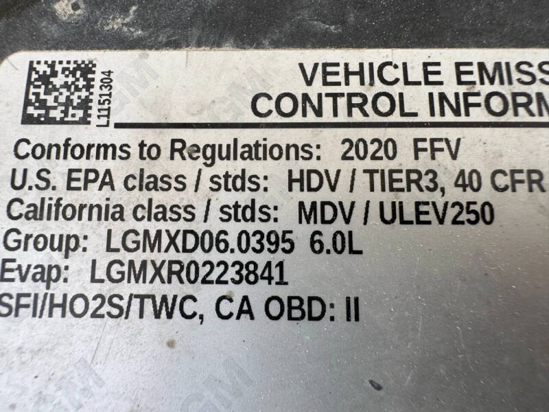 2020 Chevrolet Express 2500