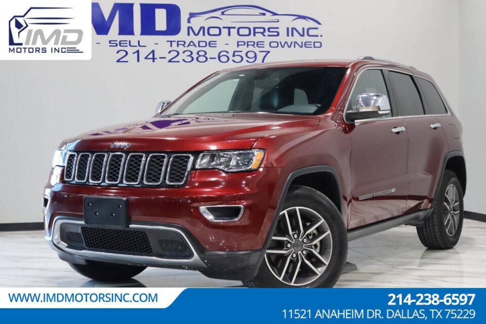 2022 Jeep Grand Cherokee WK for sale at IMD MOTORS, INC in Dallas, TX