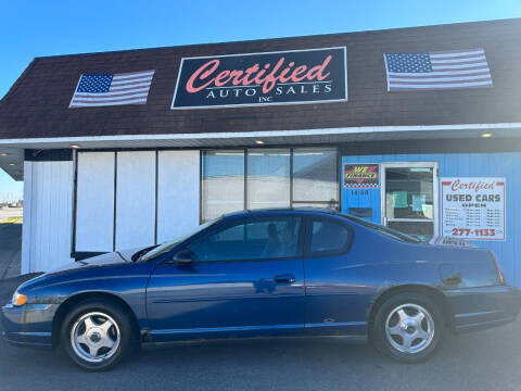 2004 Chevrolet Monte Carlo for sale at Certified Auto Sales, Inc in Lorain OH