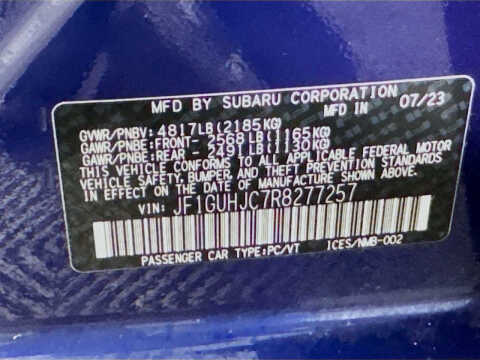 2024 Subaru Impreza RS