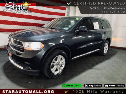 2013 Dodge Durango for sale at STAR AUTO MALL 512 in Bethlehem PA