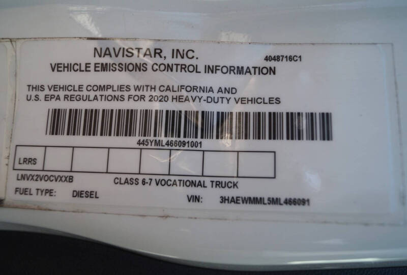 2021 International MV607