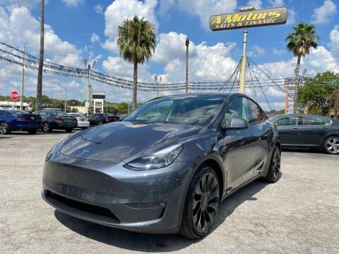 2022 Tesla Model Y for sale at A MOTORS SALES AND FINANCE in San Antonio TX