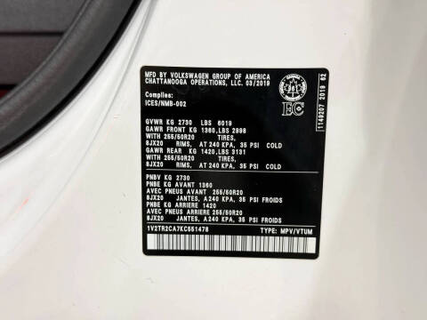 2019 Volkswagen Atlas V6 SEL Premium 4Motion