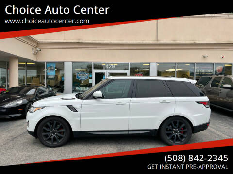 2016 Land Rover Range Rover Sport for sale at Choice Auto Center in Shrewsbury MA