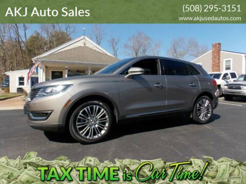 2016 Lincoln MKX for sale at AKJ Auto Sales in West Wareham MA