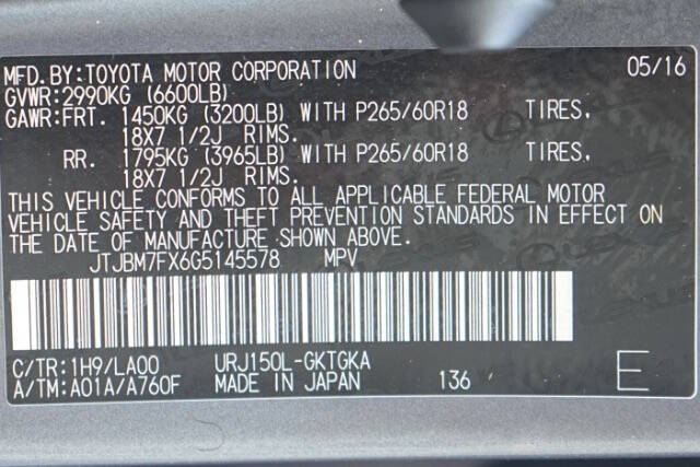 2016 Lexus GX 460 Base AWD 4dr SUV 30