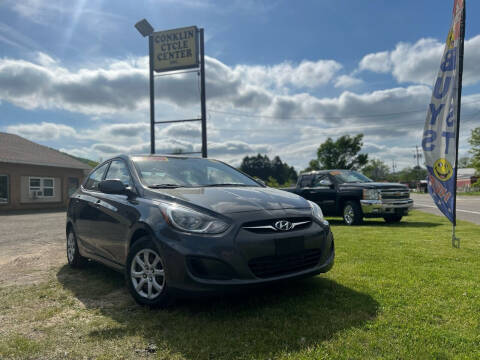 2012 Hyundai Accent for sale at Conklin Cycle Center in Binghamton NY
