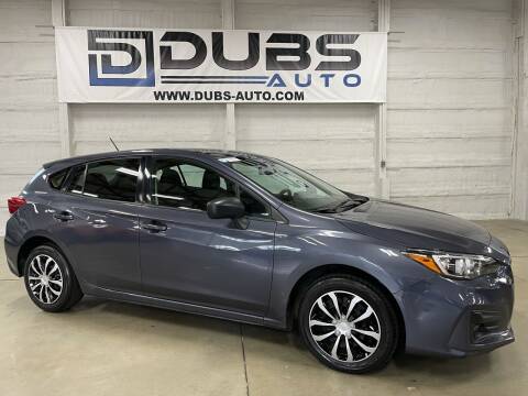 2017 Subaru Impreza for sale at DUBS AUTO LLC in Clearfield UT