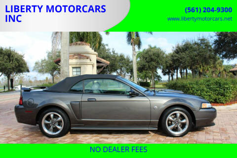 2004 Ford Mustang for sale at LIBERTY MOTORCARS INC in Royal Palm Beach FL