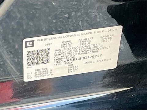 2018 Chevrolet Silverado 1500