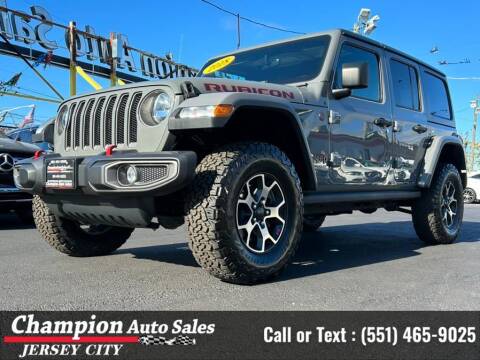 2018 Jeep Wrangler Unlimited for sale at CHAMPION AUTO SALES OF JERSEY CITY in Jersey City NJ