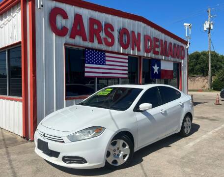 2014 Dodge Dart for sale at Cars On Demand 3 in Pasadena TX