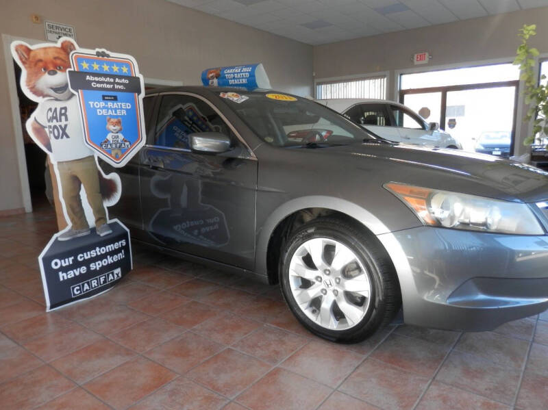 2010 Honda Accord for sale at ABSOLUTE AUTO CENTER in Berlin CT