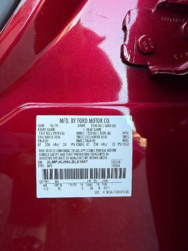 2020 Lincoln Nautilus Standard