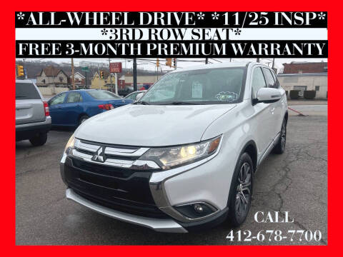 2016 Mitsubishi Outlander for sale at 2010 Auto Sales in Glassport PA