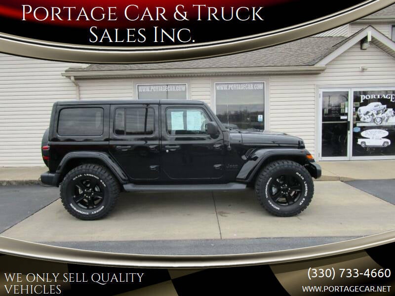 2020 Jeep Wrangler Unlimited for sale at Portage Car & Truck Sales Inc. in Akron OH