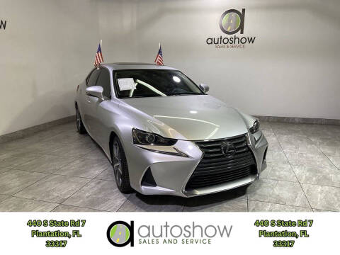 2019 Lexus IS 300 for sale at AUTOSHOW SALES & SERVICE in Plantation FL