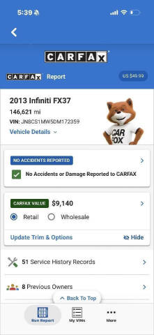 2013 Infiniti FX37