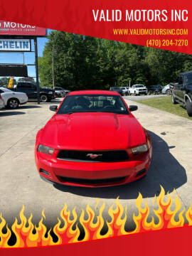 2011 Ford Mustang for sale at Valid Motors INC in Griffin GA