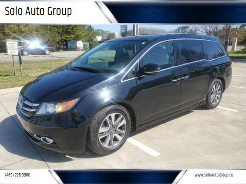 2014 Honda Odyssey for sale at Solo Auto Group in Mckinney TX