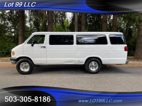1996 Dodge Ram Van for sale at LOT 99 LLC in Milwaukie OR