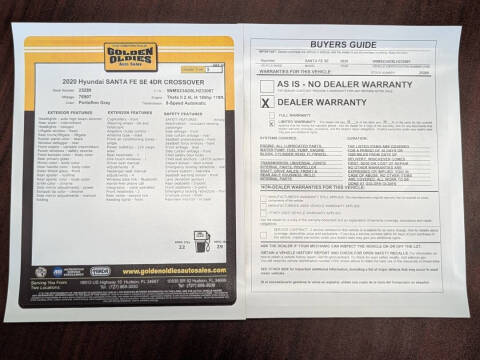 2020 Hyundai Santa Fe SE