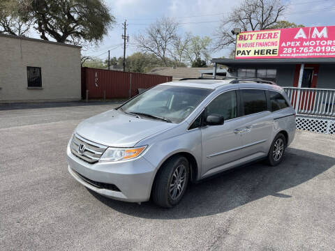 2012 Honda Odyssey for sale at Apex Motors in Rosenberg TX