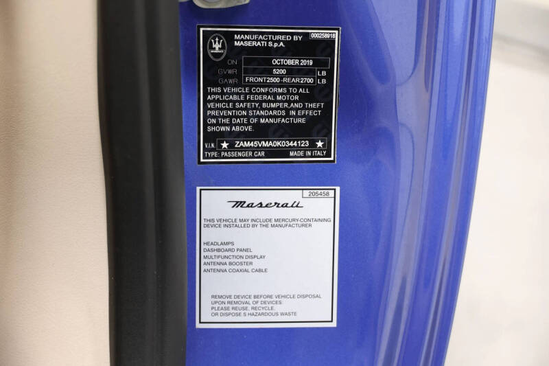 2019 Maserati GranTurismo