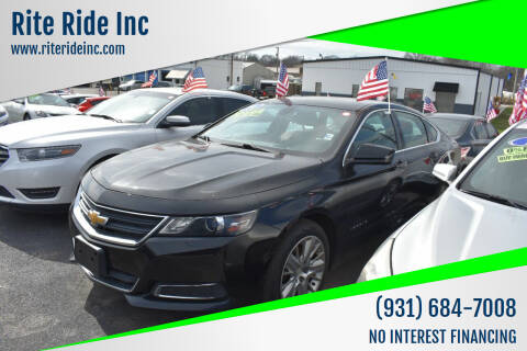 2016 Chevrolet Impala for sale at Rite Ride Inc 2 in Shelbyville TN