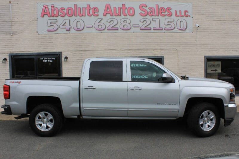 2016 Chevrolet Silverado 1500 for sale at Absolute Auto Sales in Fredericksburg VA