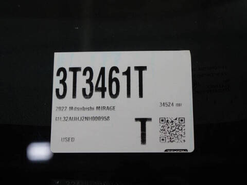 2022 Mitsubishi Mirage LE