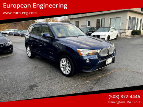 2016 BMW X3 for sale at European Engineering in Framingham MA