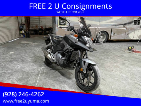 2013 Honda NC700X for sale at FREE 2 U Consignments in Yuma AZ