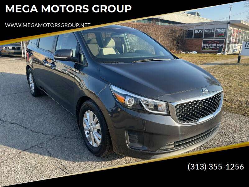 2016 Kia Sedona for sale at MEGA MOTORS GROUP in Redford MI