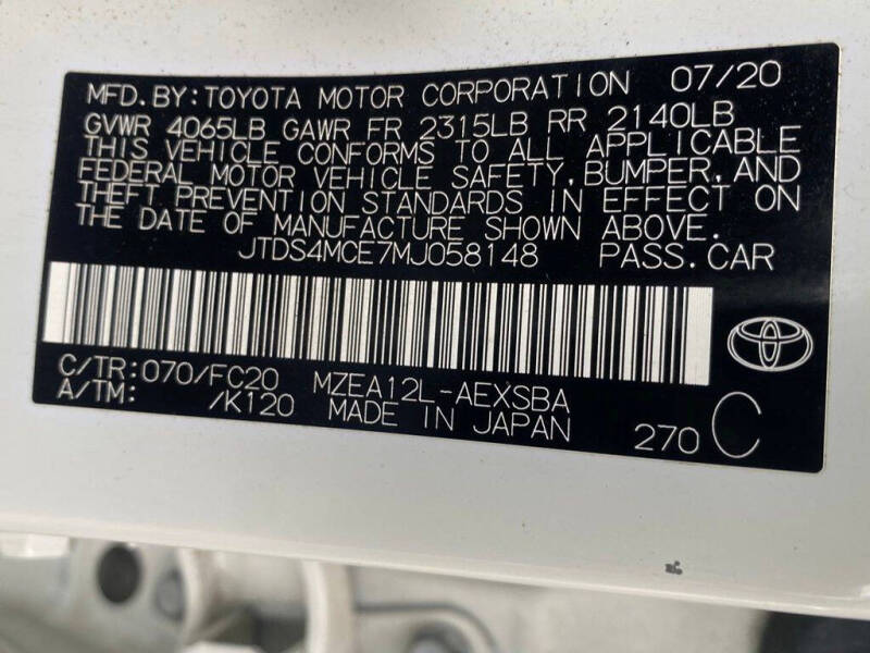 2021 Toyota Corolla SE