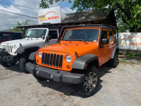 2012 Jeep Wrangler Unlimited for sale at The Jeep Stop in Sherman TX