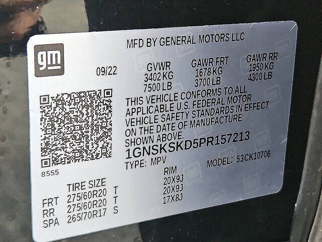 2023 Chevrolet Tahoe Premier