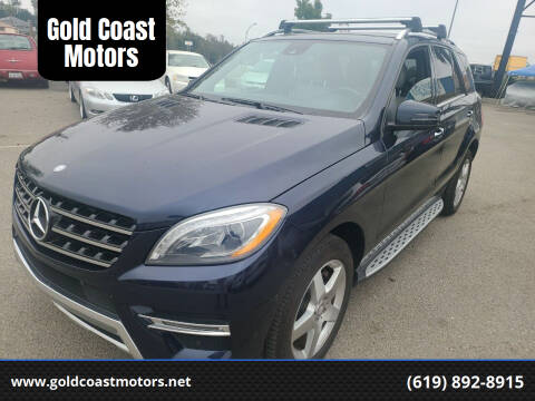2014 Mercedes-Benz M-Class for sale at Gold Coast Motors in Lemon Grove CA